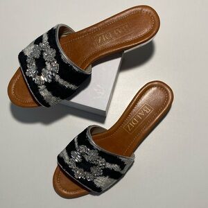 Baldiz Ellis Elegant Embellished slide Sandals